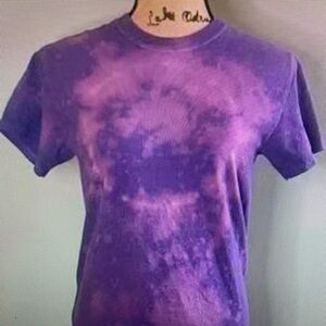 Purple Tie-Dye Men's T-Shirt